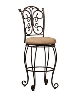 Gathered Back Bar Stool Home