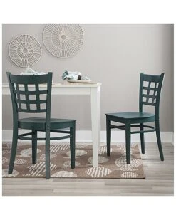 La Green Side Chairs Set Of 2 Home -Linon 3050690279 RLLD 4