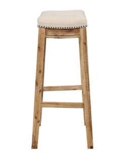 Claridge Acacia Bar Stool Home 7 Claridge Acacia Bar Stool Home -Linon 3050719018 RLLD 3