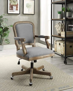 Maybell Office Chair Light Gray Home