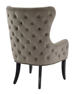 Salem Beige Round Back Chair Home -Linon 3050770629 RLLD 4