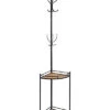 Corner Metal & Wood Coat Rack Home -Linon 3050812699 RLLD 1