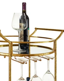 Metal Bar Cart Home -Linon 3050812700 RLLD 5