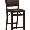 Triena Pad Back Folding Counter Stool Home -Linon 3050867014 RLLD 1