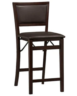 Triena Pad Back Folding Counter Stool Home