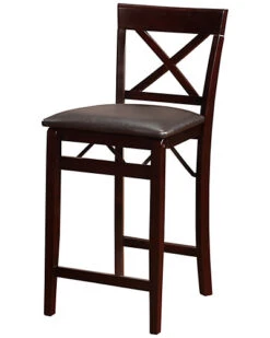 Triena X Back Folding Counter Stool Home