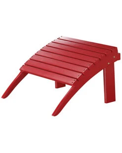 Red Adirondack Ottoman Home