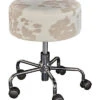 Tillie Cow Print Stool Home -Linon 3050944383 RLLD 1