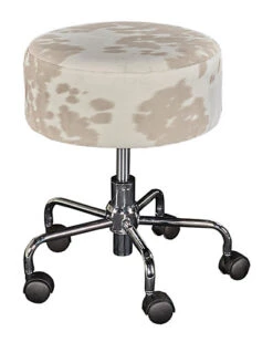Tillie Cow Print Stool Home