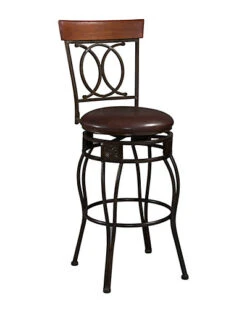O & X Back Bar Stool Home