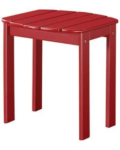 Red Adirondack End Table Home