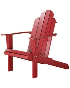 Red Adirondack Chair Home